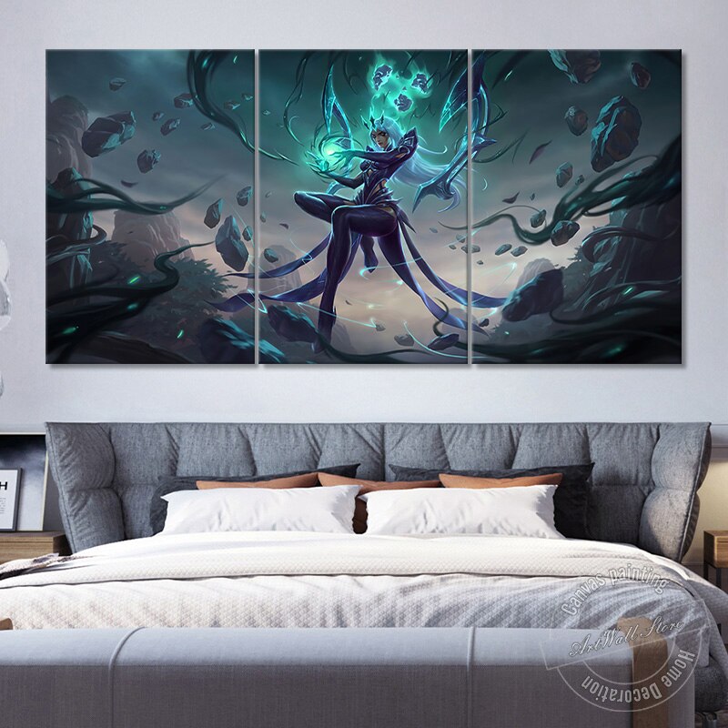 "Ruined" Karma "The Enlightened One" Poster - Canvas Painting - League of Legends Fan Store