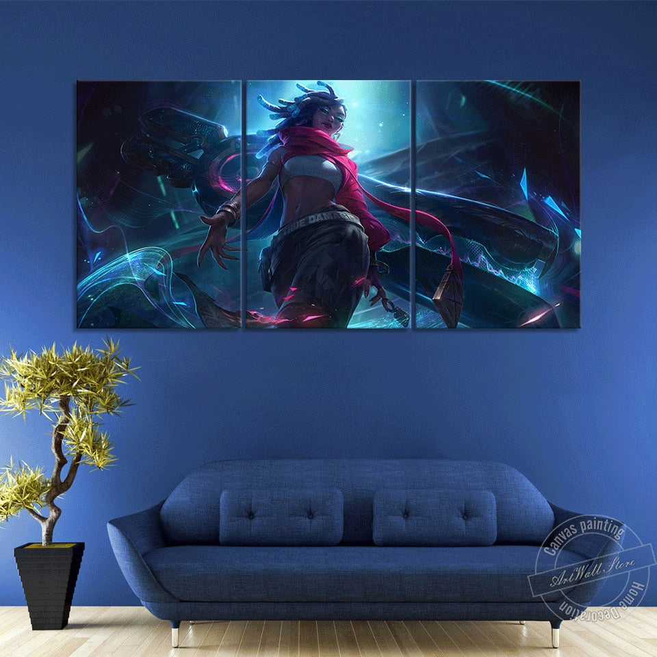 Senna Poster - Canvas Painting - League of Legends Fan Store