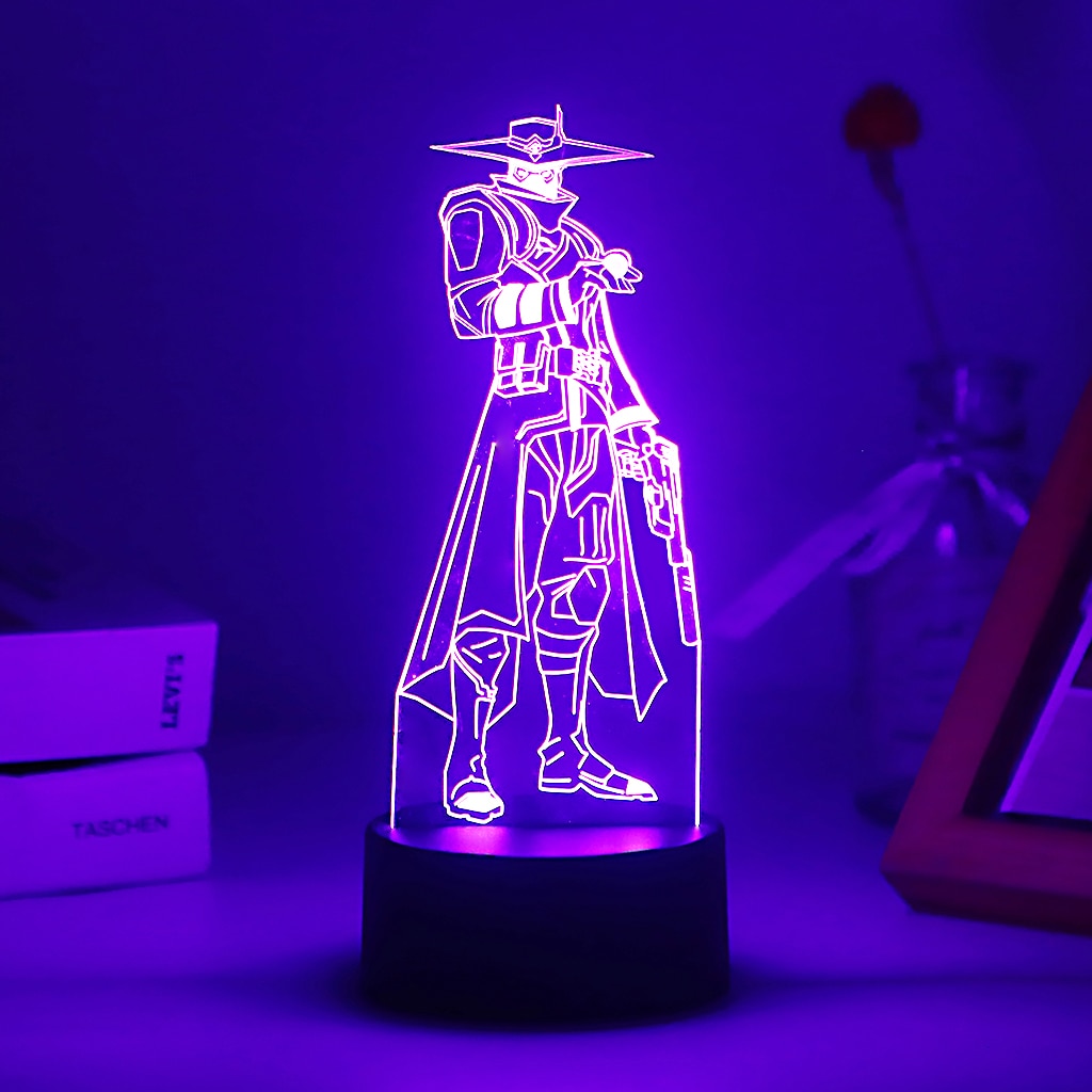 VALORANT 3D Led Night Lights - Skye Cypher Neon - Valorant Merch