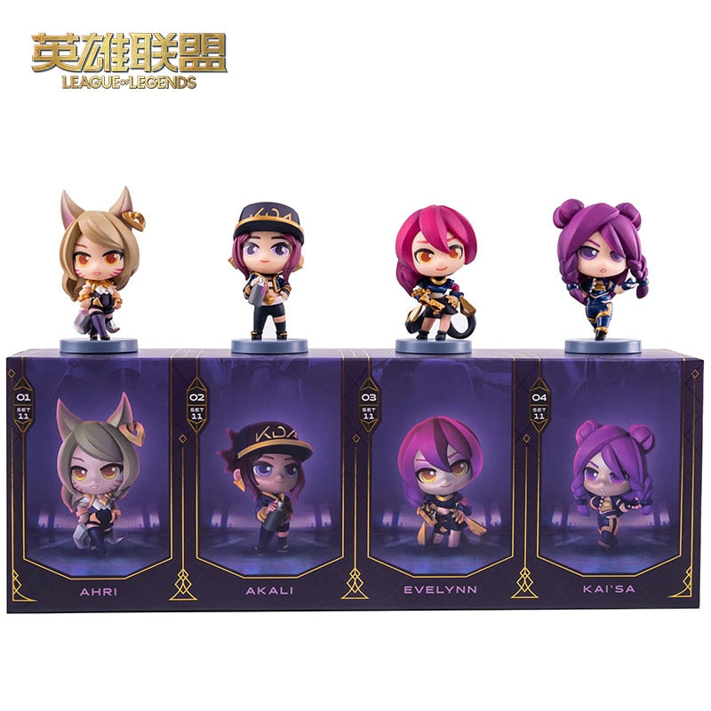 "K/DA POP STARS Series" Ahri Akali Kaisa Evelynn Figures - League of Legends Fan Store