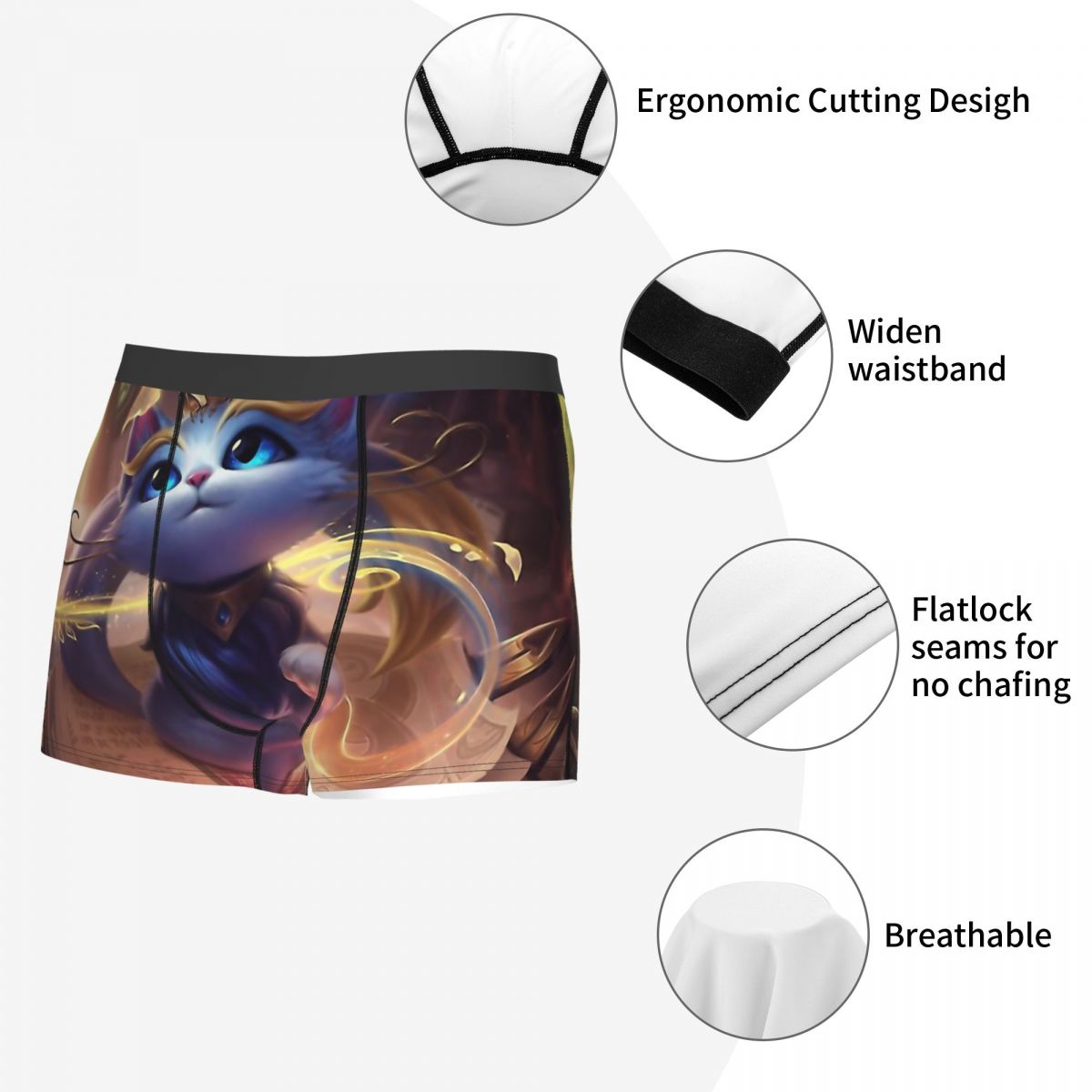 Yuumi Underwear Sexy Boxer Short - League of Legends Fan Store