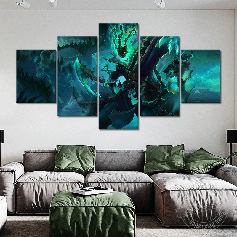 Thresh Poster - Canvas Painting - League of Legends Fan Store