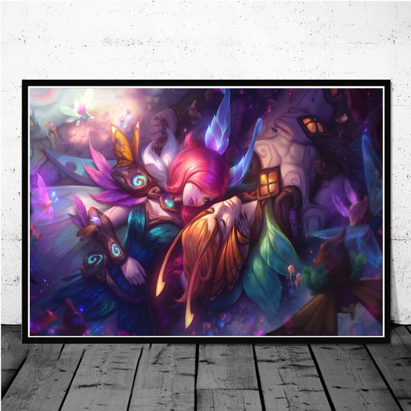 "Eternal Forest / Empress" Series 1 Poster - Canvas Painting - League of Legends Fan Store