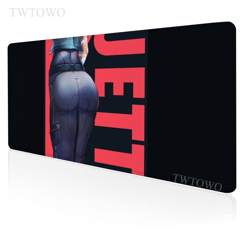 Valorant Sexy Butt Gaming Mousepad - Jett Reyna Sage Viper Raze Mousepad