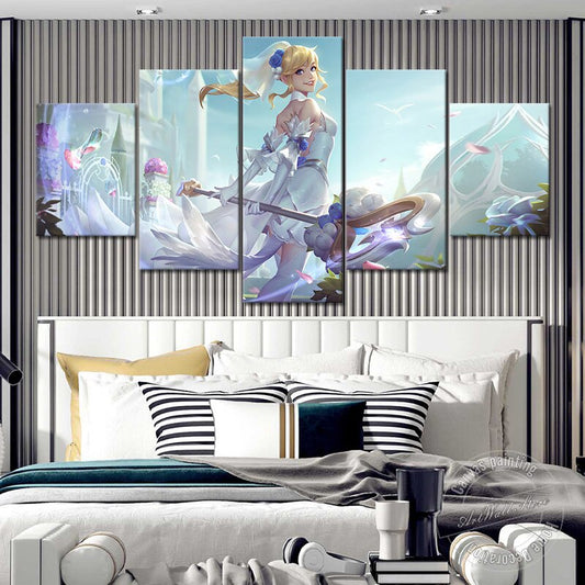 "Crystal Rose" Lux Poster - Canvas Painting - League of Legends Fan Store