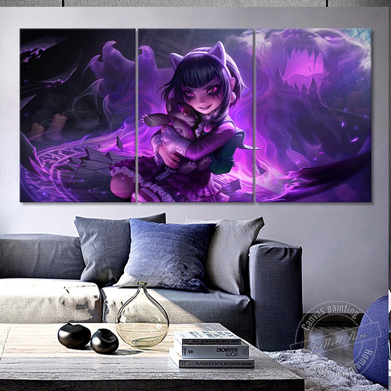 Goth Annie Poster - Canvas Painting - League of Legends Fan Store