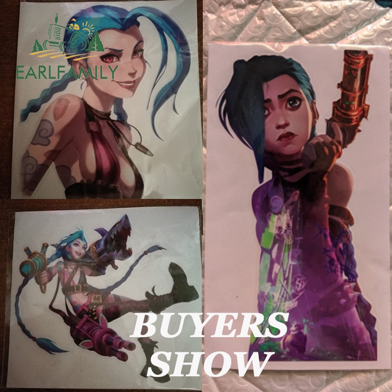 Arcane Jinx Stickers - League of Legends Fan Store