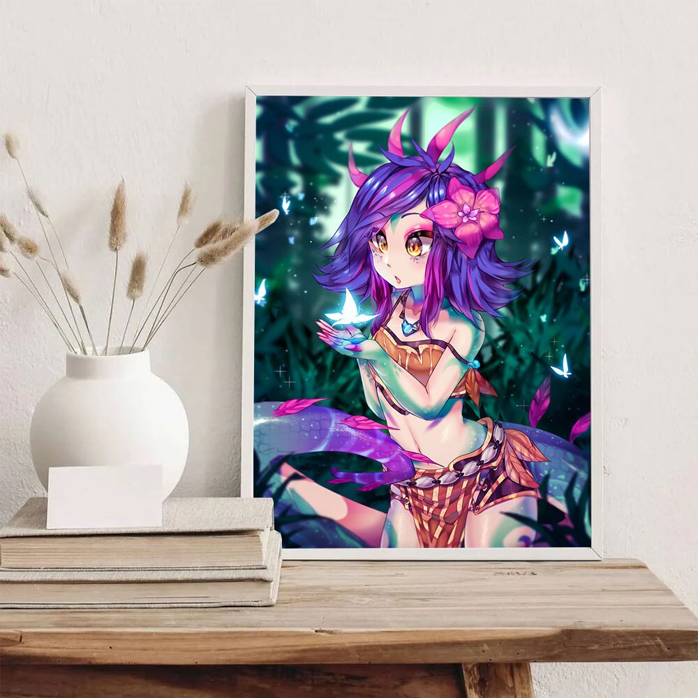 Neeko and Zoe Series 1 Diamond Art Mosaic - League of Legends Fan Store