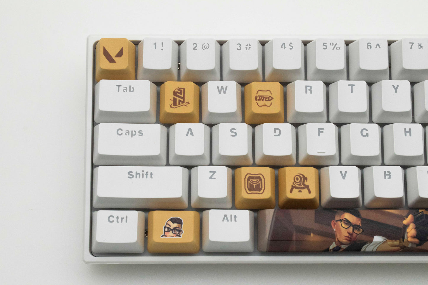 Valorant Chamber Custom Keycaps -  Best Gift for Valorant Player - Gamer Keycap Series