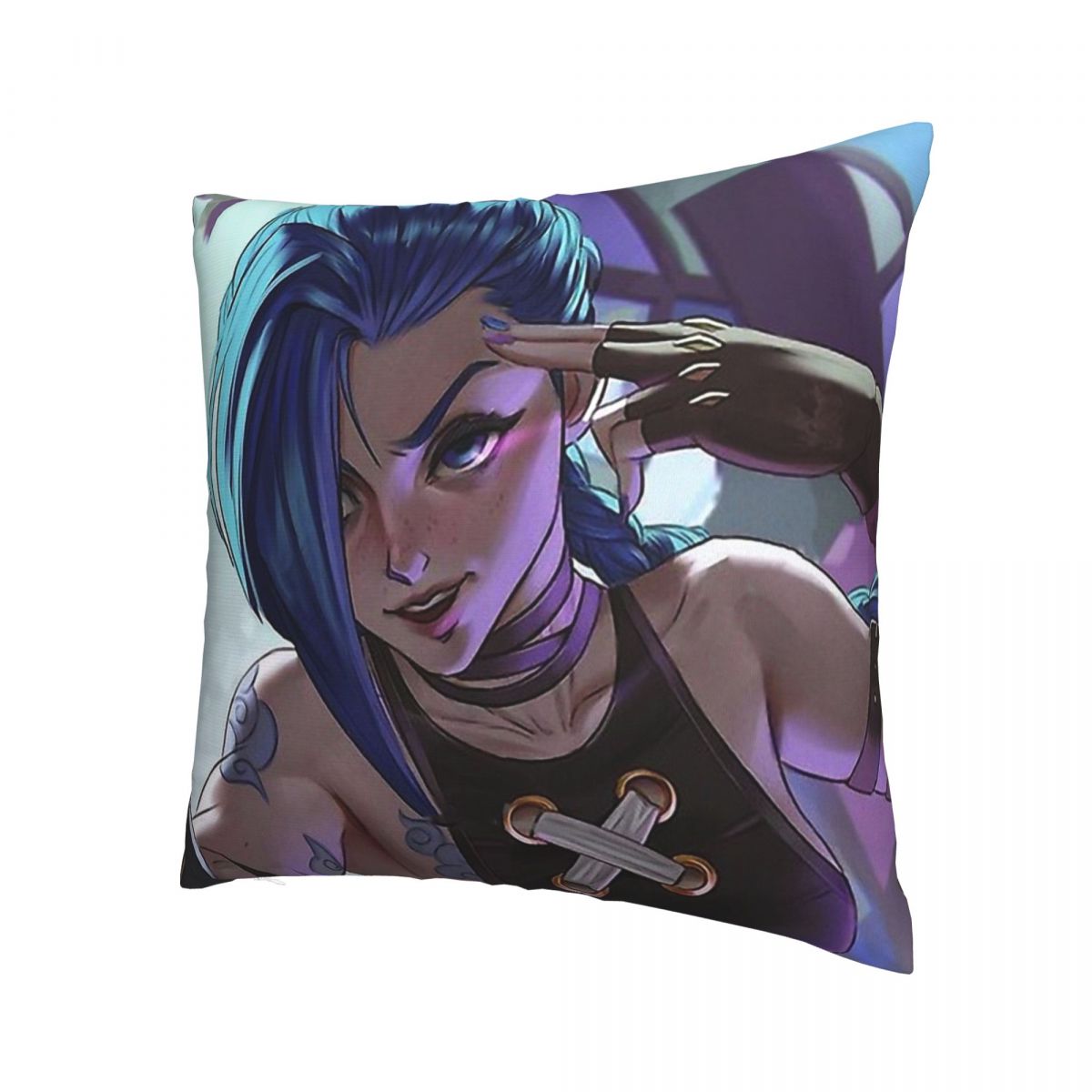 Jinx Sad Pillowcase - League of Legends Fan Store