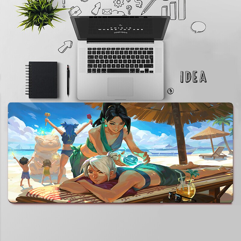 Valorant Sage Mousepads | Valorant Gaming Desk Mat Collection