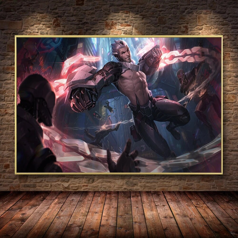 "Source Plan"  Poster - Canvas Painting Series 1 - League of Legends Fan Store