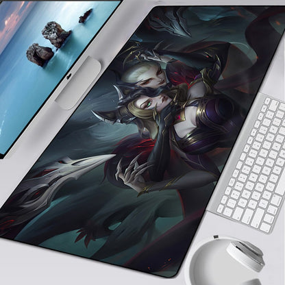 LoL Evelynn Gaming Mousepads, Blood Moon Evelynn, Coven Evelynn, Sugar Rush Evelynn, Tango Evelynn, Shadow Evelynn, League of Legends Deskmat Gift