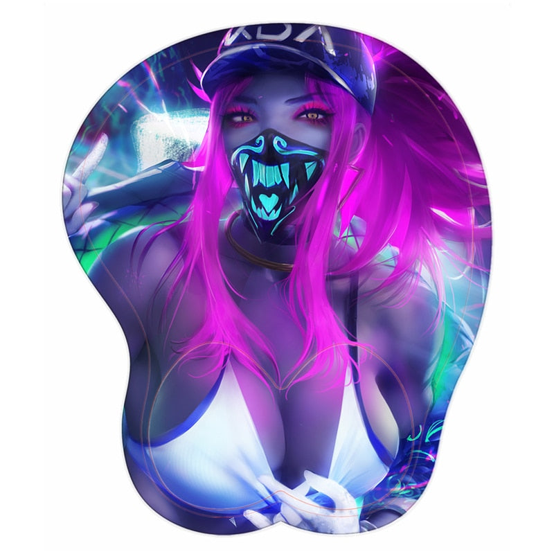 Akali - Ahri 3D Mousepad - League of Legends Fan Store