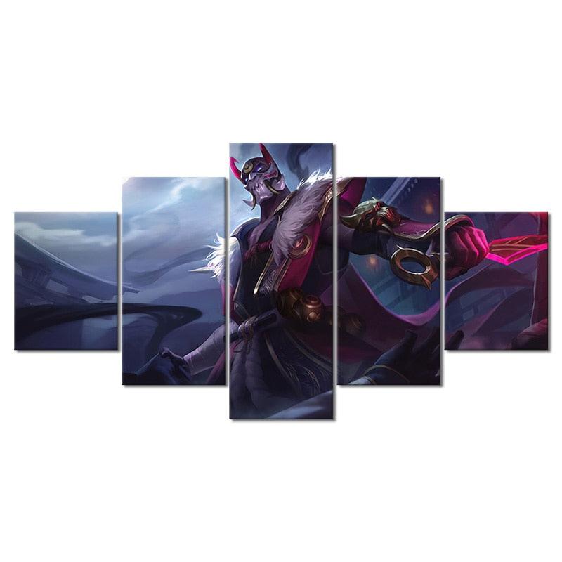 "Blood Moon" Pyke Poster - Canvas Painting - League of Legends Fan Store