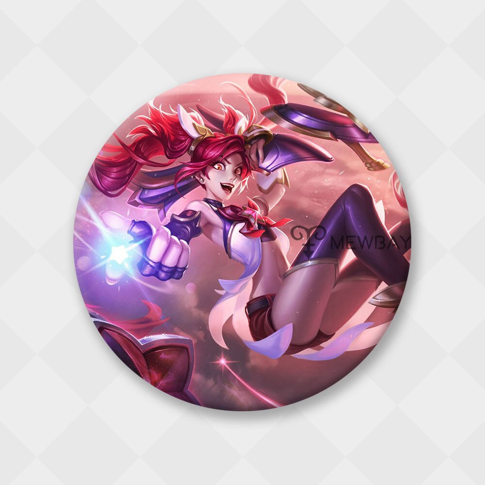 League of Legends Jinx Badge - Brooch Collection - League of Legends Fan Store