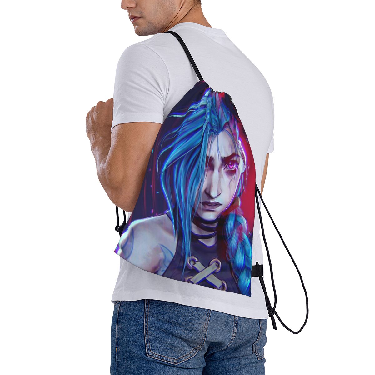 Jinx Face Backpack - League of Legends Fan Store