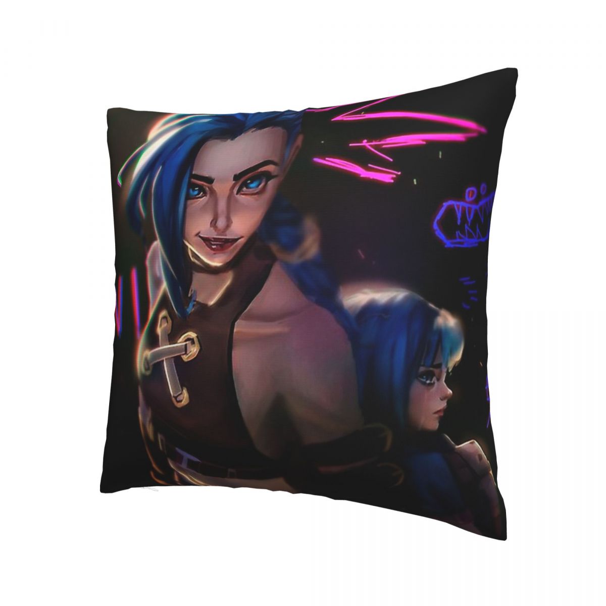 Jinx Team Polyester Cushion Cover - League of Legends Fan Store