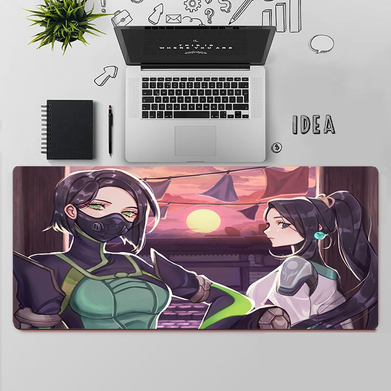 Valorant Sage Mousepads | Valorant Gaming Desk Mat Collection