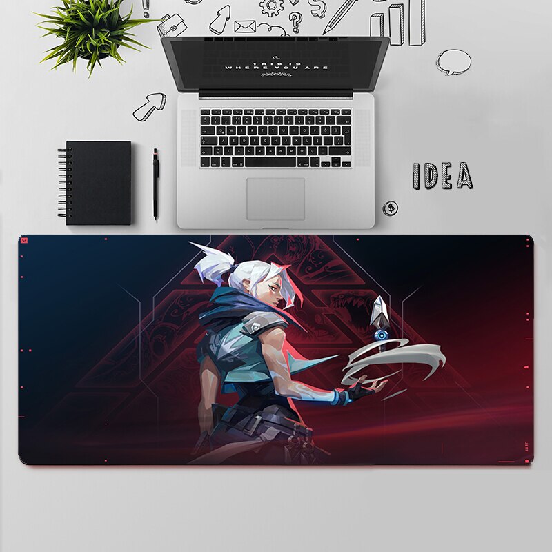 Valorant Jett Mousepads | Valorant Gaming Desk Mat Collection