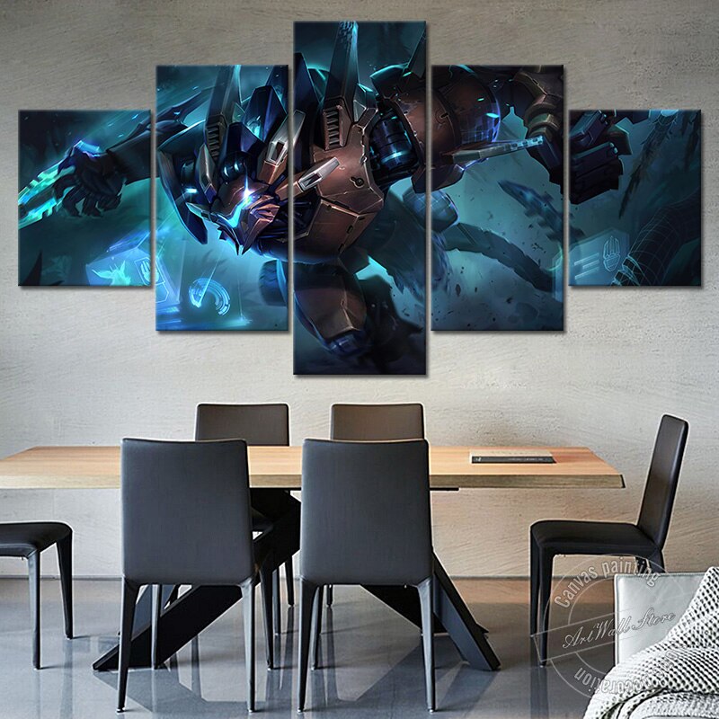 Rengar "Mecha" Poster - Canvas Painting - League of Legends Fan Store