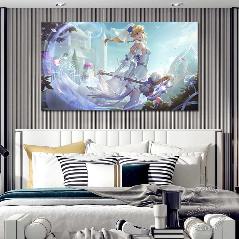 "Crystal Rose" Lux Poster - Canvas Painting - League of Legends Fan Store