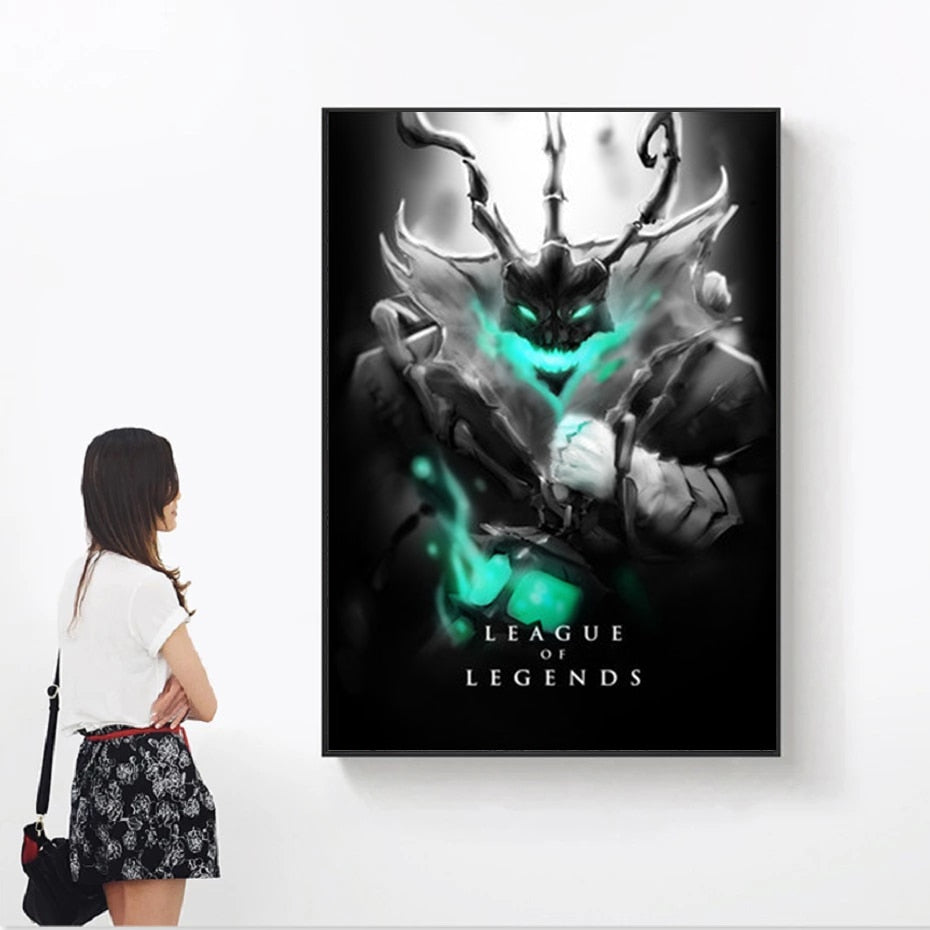 League of Legends Poster - Canvas Painting Series 1 - League of Legends Fan Store