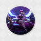 League of Legends Badge K/DA ALL OUT Kaisa Ahri Seraphine Akali Evelynn Metal Brooch - League of Legends Fan Store