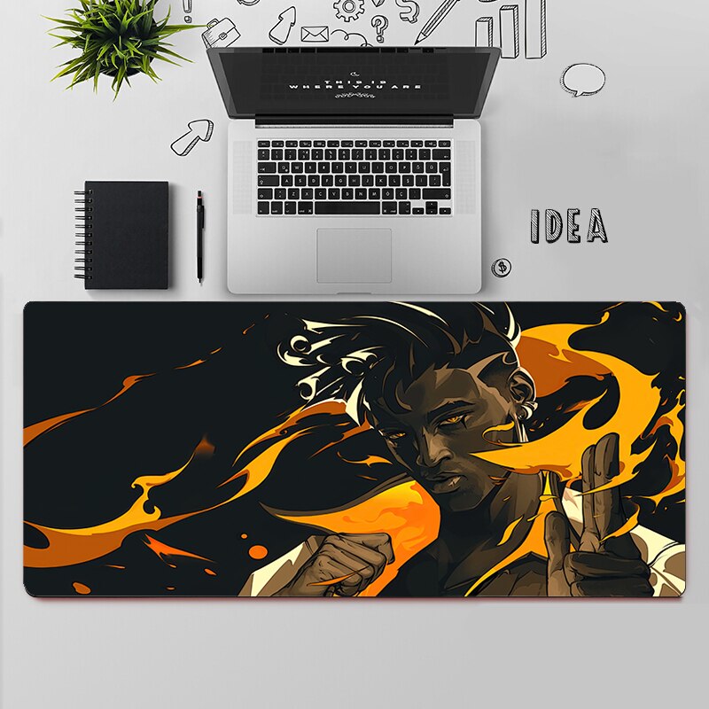 Valorant Phoenix Desk Mats | Valorant Gaming Mousepads | Gift For Agent Phoenix Player