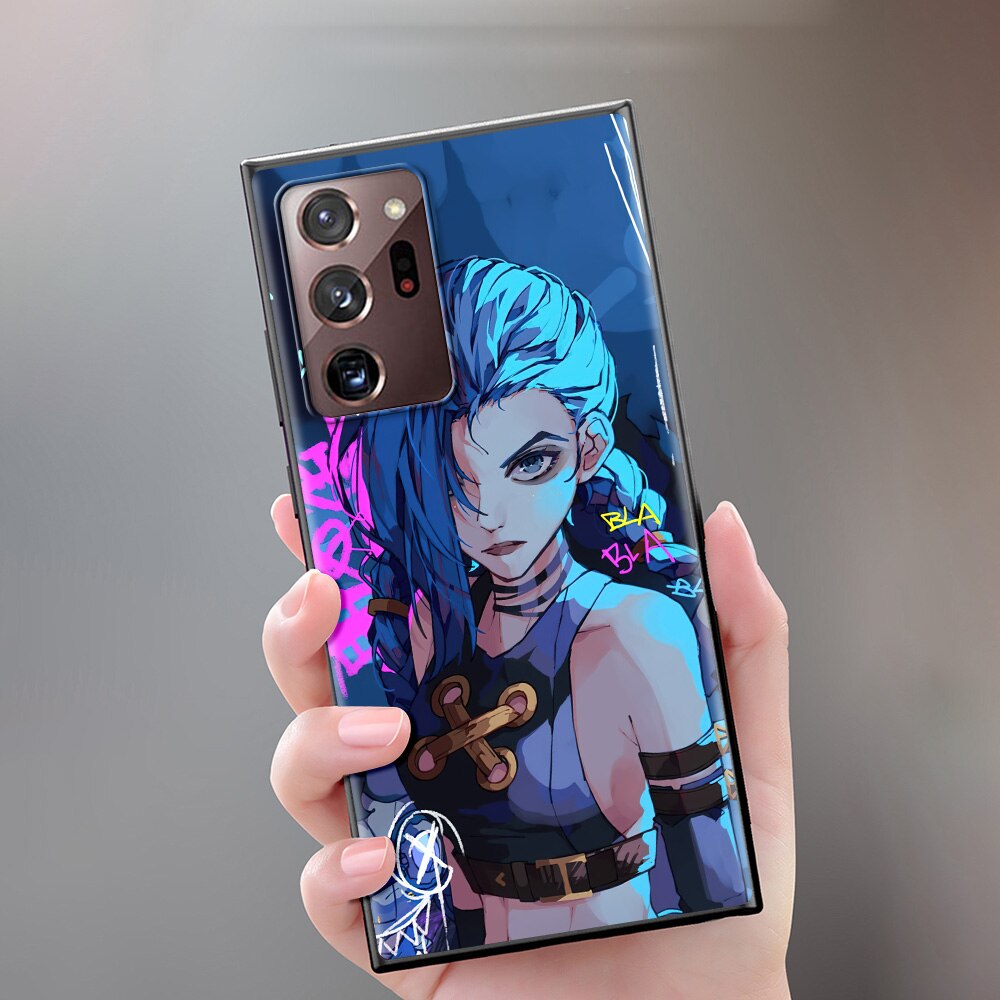 Collection 1 Case For Samsung Galaxy Note 20 Ultra 10 Plus 9 8 A50 A70 A30 A20 A10 M51 M31 M30s A40 A10e Soft Phone Cover Arcane Hot Anime - League of Legends Fan Store