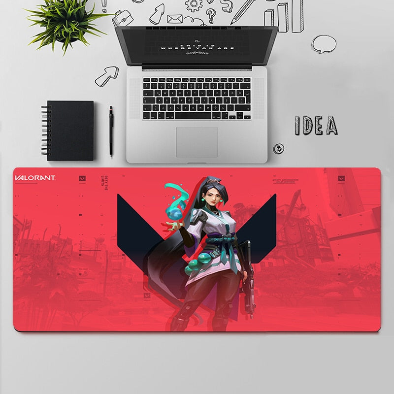 Valorant Sage Desk Mats | Valorant Gaming Mousepads | Gift For Sage Player