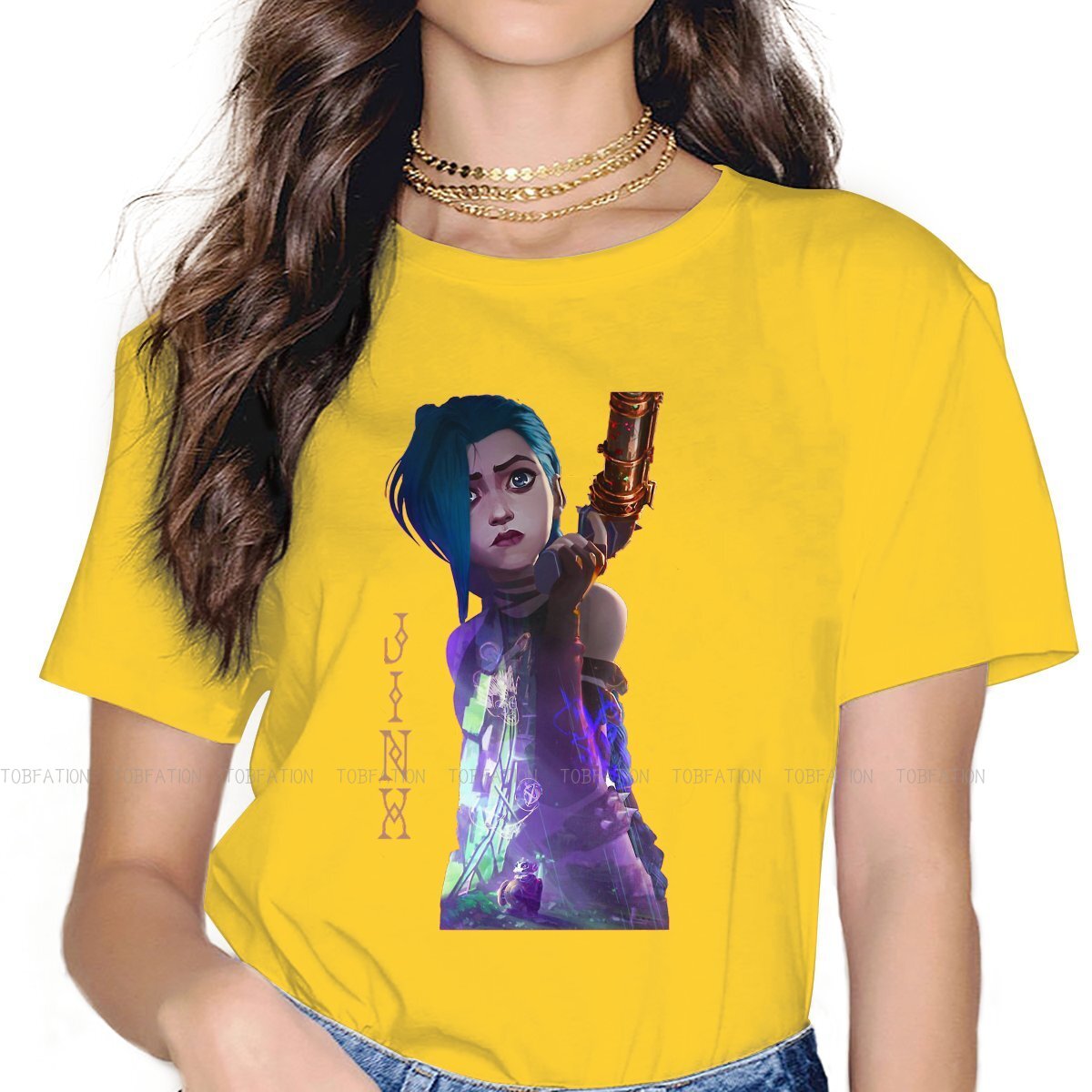 Arcane Jinxxx Fashion T-Shirts - League of Legends Fan Store