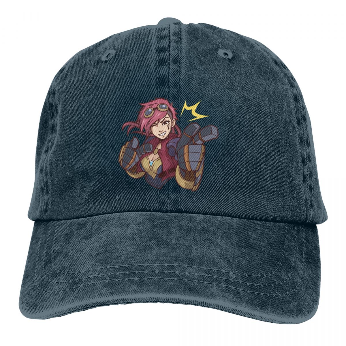 Arcane Vi Hat Sun Visor Baseball Cap - League of Legends Fan Store