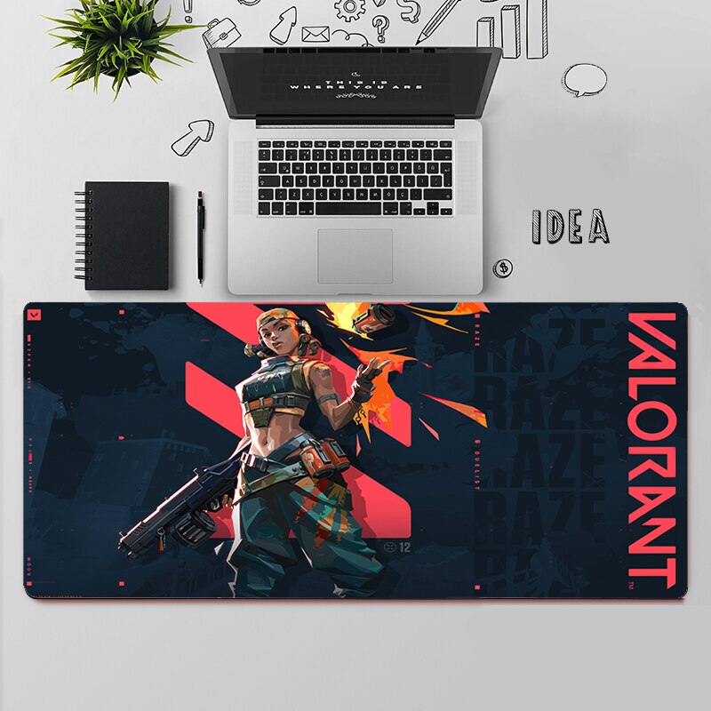 Valorant Raze Mousepads | Valorant Gaming Desk Mat Collection