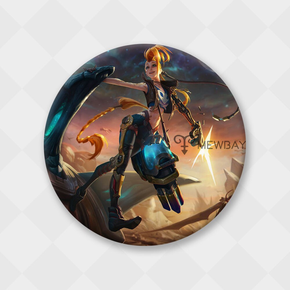 League of Legends Jinx Badge - Brooch Collection - League of Legends Fan Store