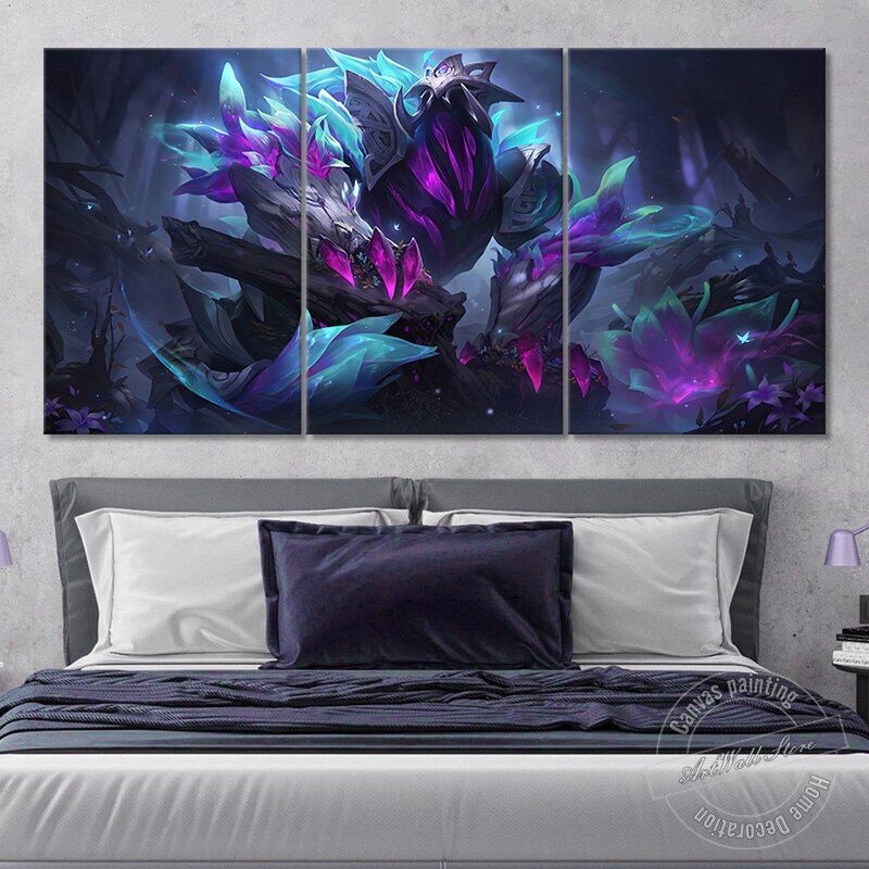 "Elderwood" RekSai Poster - Canvas Painting - League of Legends Fan Store