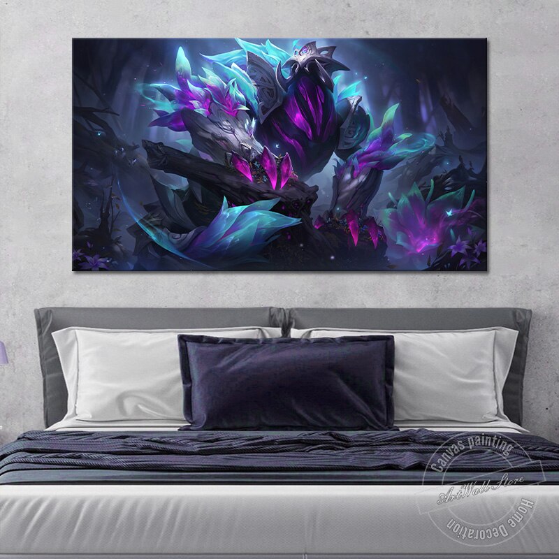 "Elderwood" RekSai Poster - Canvas Painting - League of Legends Fan Store