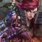 League of Legends Arcane Jinx Vijays Yasuo Diamond Art Mosaic - League of Legends Fan Store