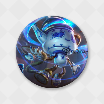 League of Legends Badge Lux Ezreal Kindred Amumu Lissandra Metal Brooch - League of Legends Fan Store