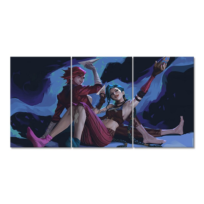 Arcane Jinx - Vi Poster - Canvas Painting - League of Legends Fan Store