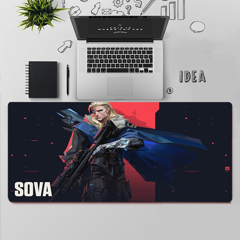 Valorant Sova Desk Mats | Valorant Gaming Mousepads | Gift For Agent Sova Player