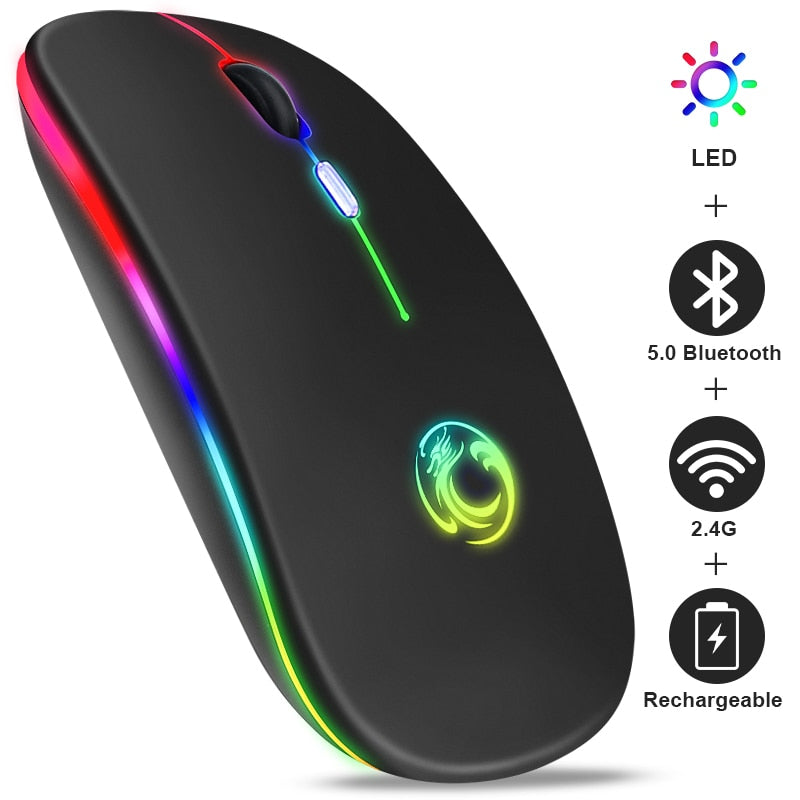 Wireless Mouse Bluetooth RGB Rechargeable - League of Legends Fan Store