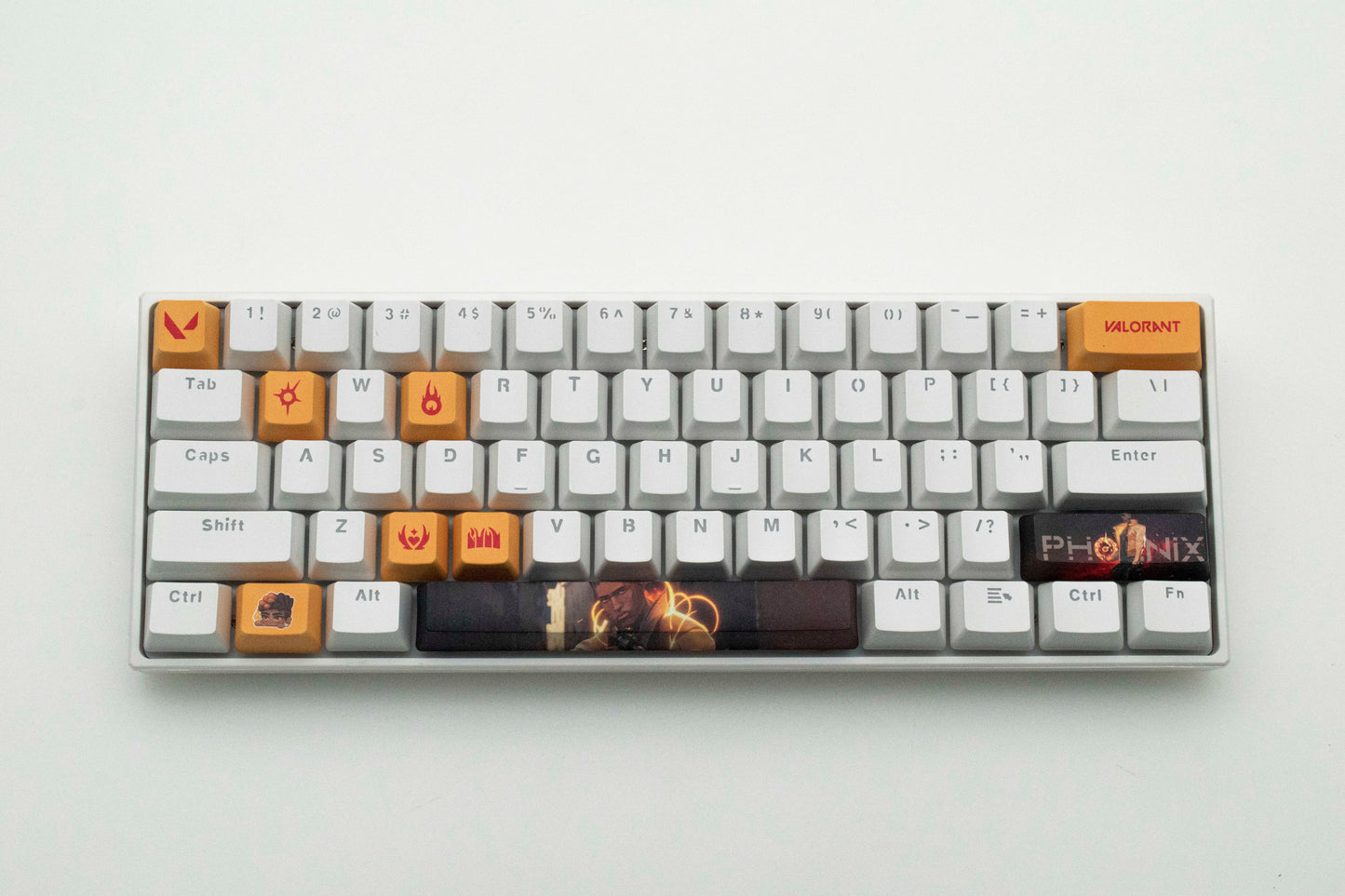 Valorant Phoenix Custom Keycaps -  Best Gift for Valorant Player - Gamer Keycap Series