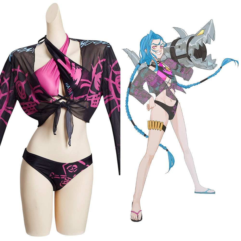 Arcane Jinx Cosplay Costume - League of Legends Fan Store