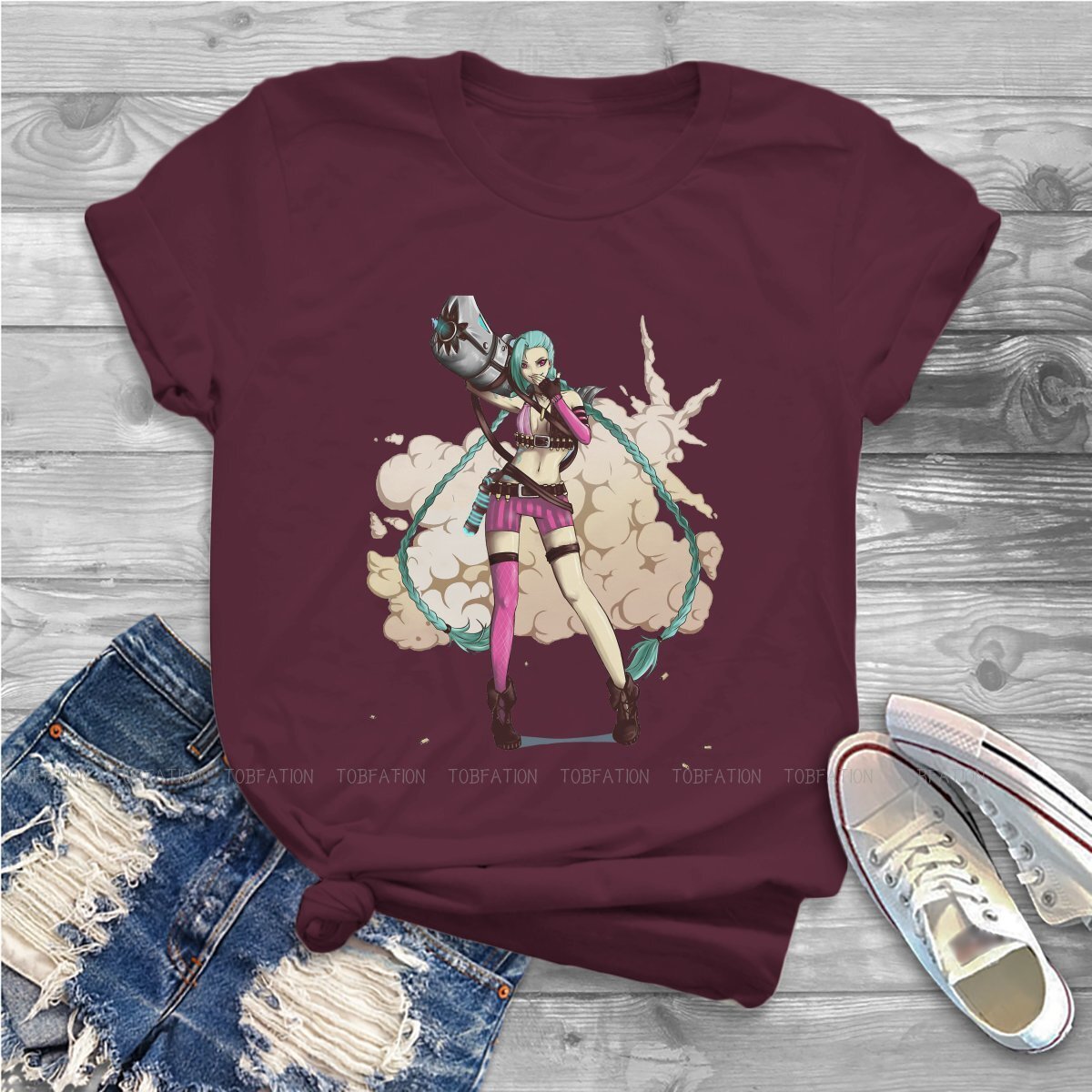 Beauty Jinx T Shirt - League of Legends Fan Store