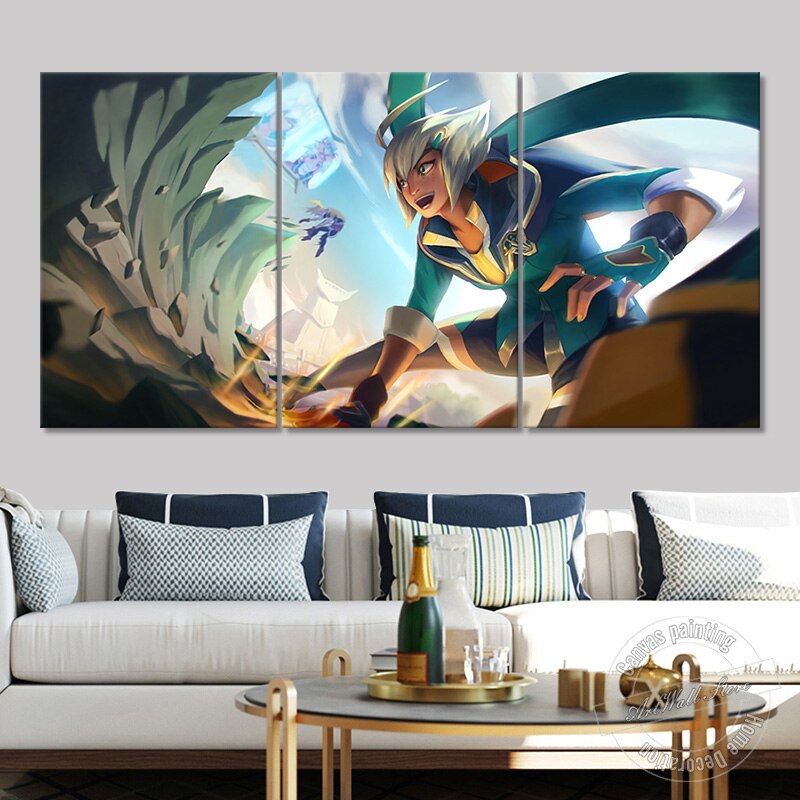 Battle Academia Taliyah Poster - Canvas Painting - League of Legends Fan Store