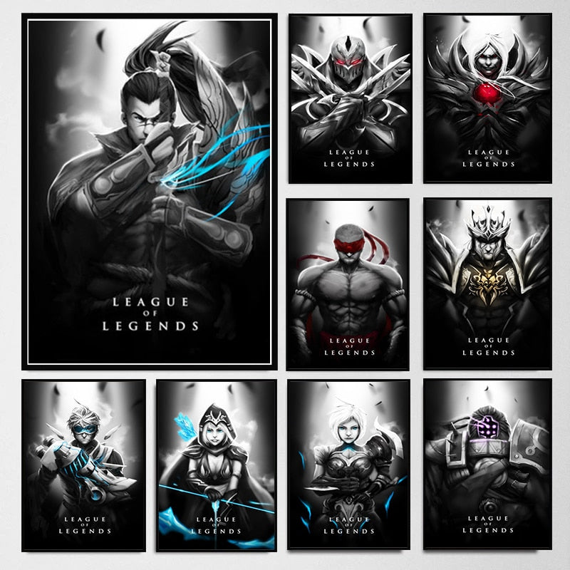 League of Legends Poster - Canvas Painting Series 1 - League of Legends Fan Store