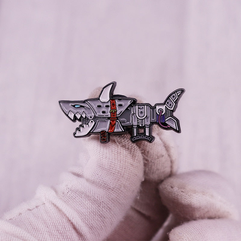 LOL Jinx Cannon Brooch Cosplay Jewelry Game Metal Lapel Pins - League of Legends Fan Store