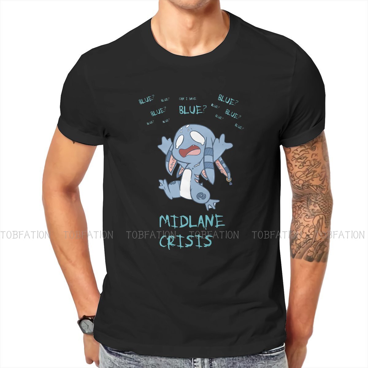 Midlane Crisis Fizz T Shirt - League of Legends Fan Store