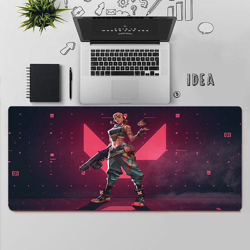 Valorant Raze Desk Mats | Valorant Gaming Mousepads | Gift For Agent Raze Player